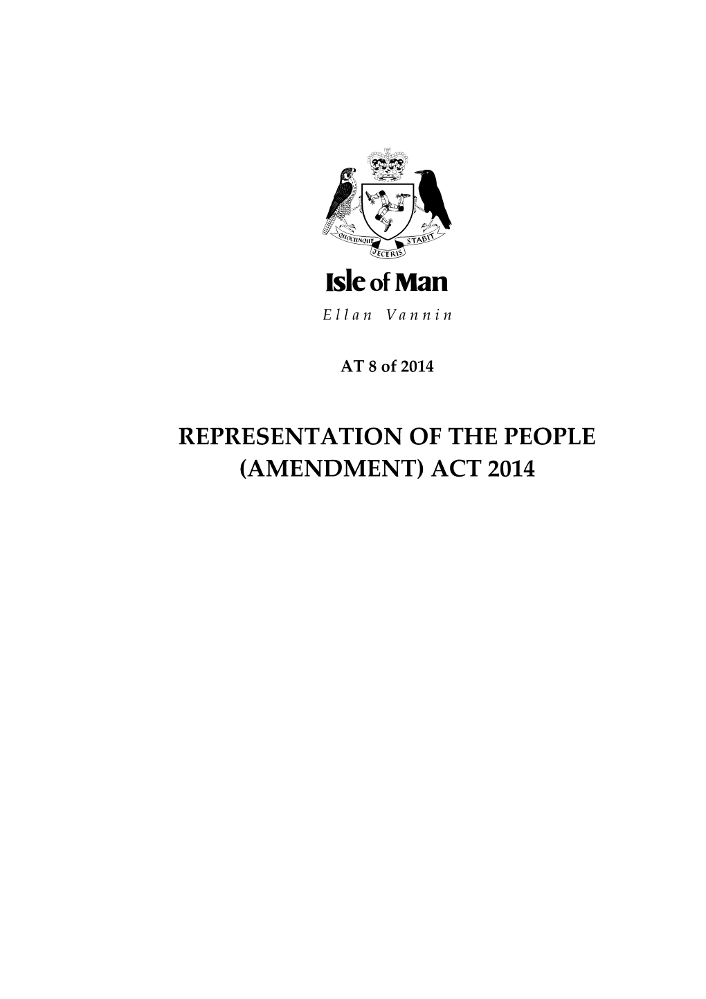 Representation of the People (Amendment) Act 2014