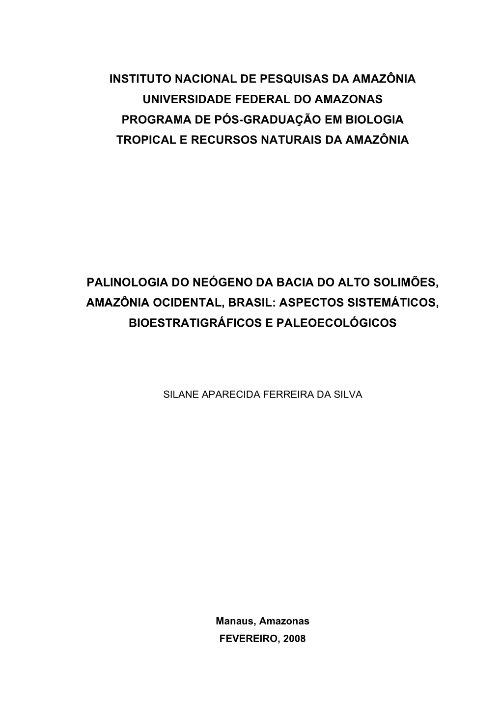 Tese Silane Aparecida Ferreira Da Silva.Pdf