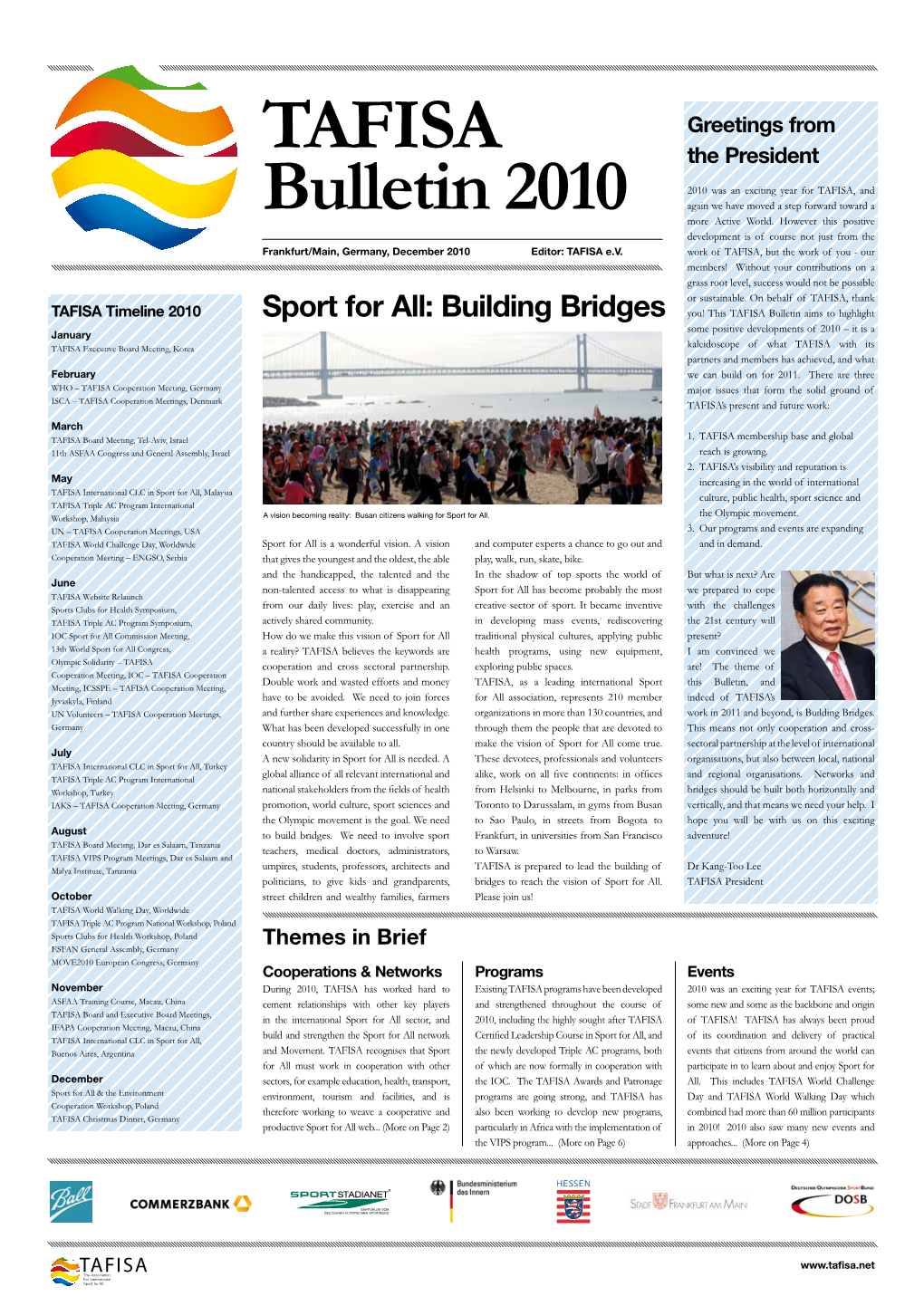 TAFISA Bulletin 2010