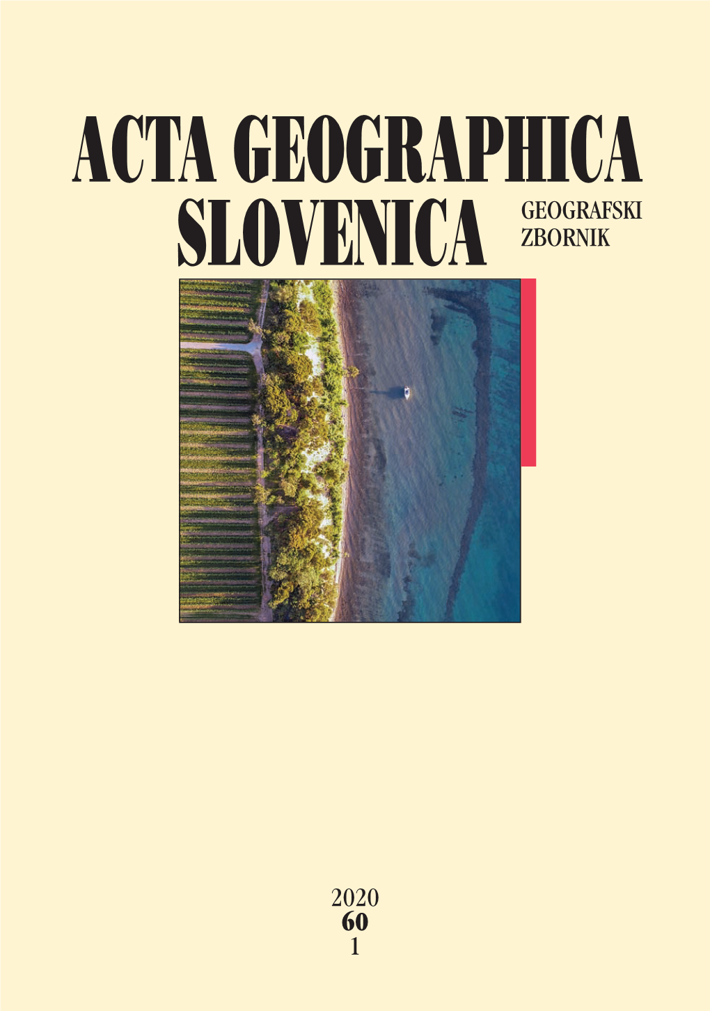 Acta Geographica Slovenica Geografski