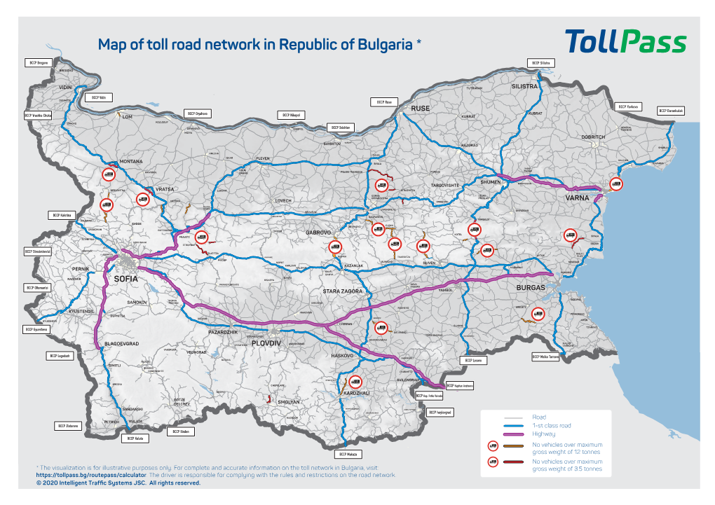 Tollpass Road Map