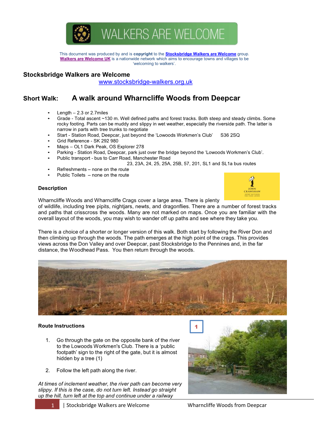 Wharncliffe Woods Walk Instructions Pdf