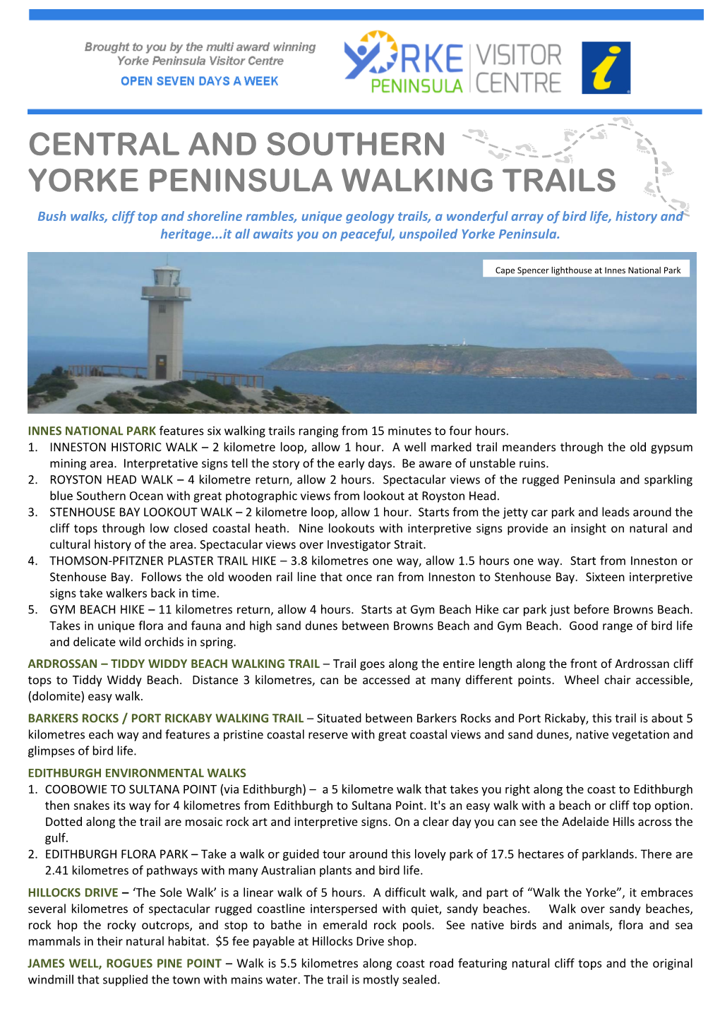 Southern Yorke Peninsula Attractions