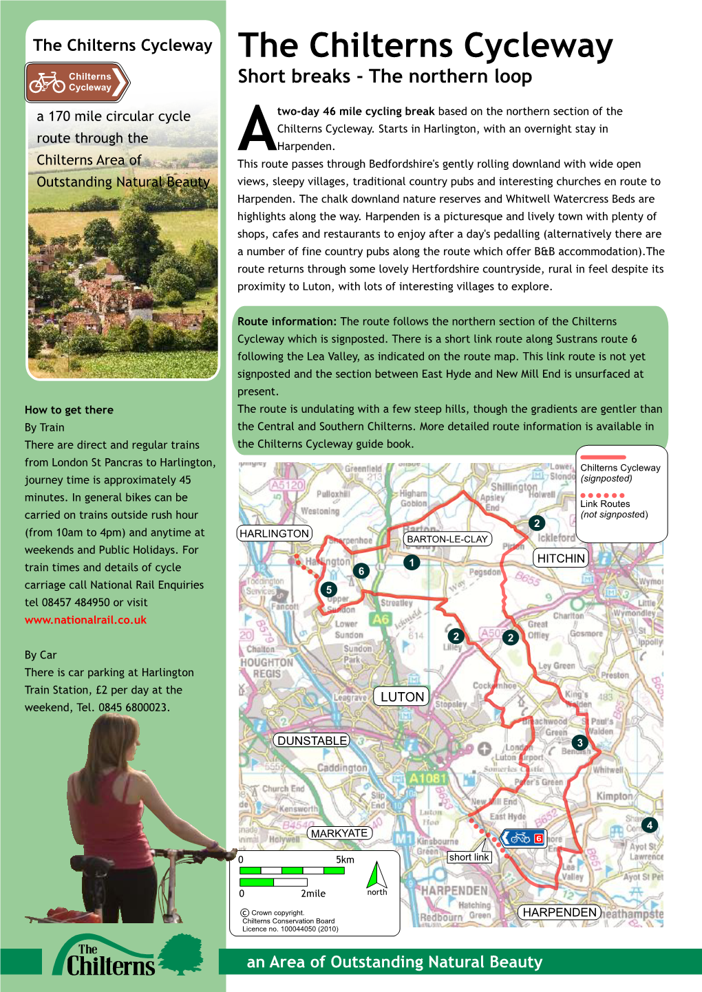 Download PDF of Chilterns Cycleway Northern Loop Itinerary