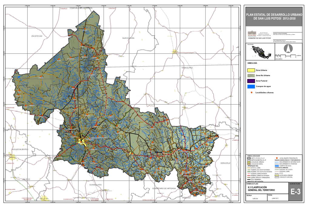 Plan Estatal De Desarrollo Urbano De San Luis Potosí 2012-2030 0 0 0 0 0 0 , , 0 0 5 5 3 3