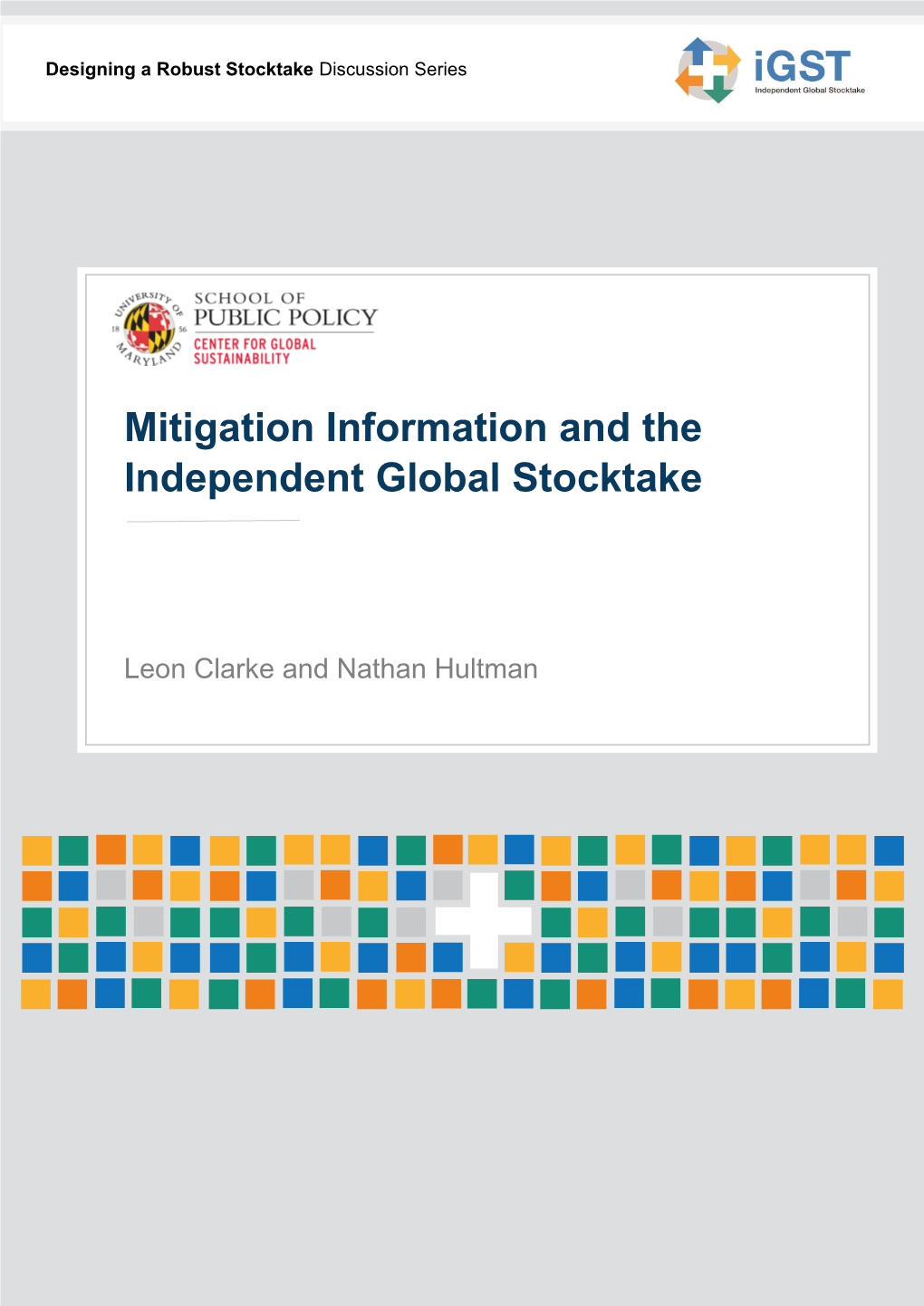 Mitigation Information and the Independent Global Stocktake