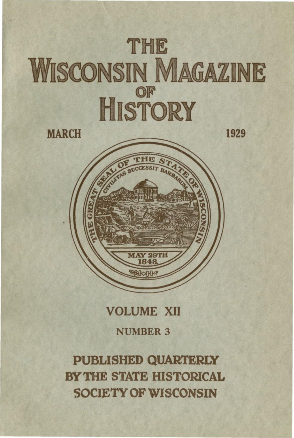 March 1929 Volume Xii Published Quarterly Bythe