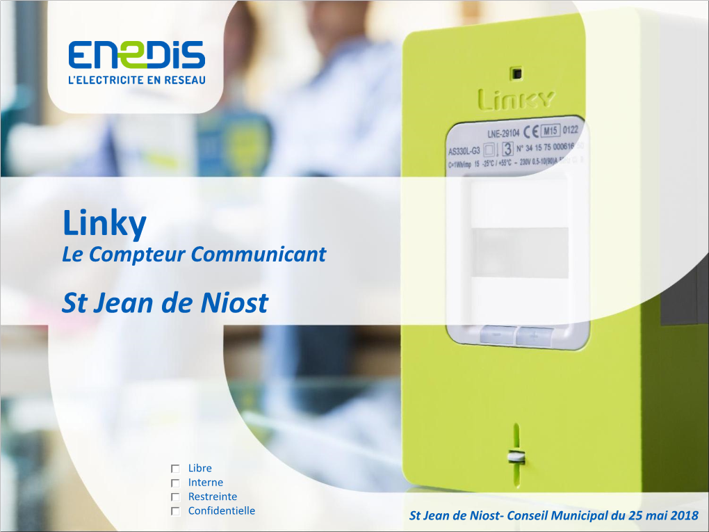 Linky Le Compteur Communicant St Jean De Niost