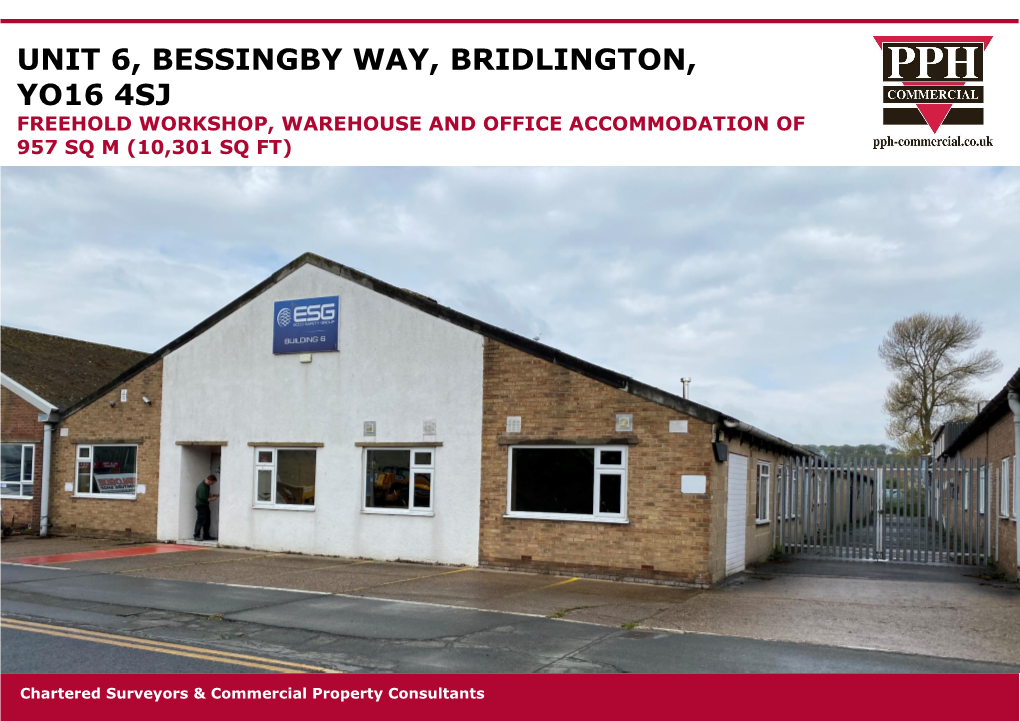 Unit 6, Bessingby Way, Bridlington, Yo16 4Sj