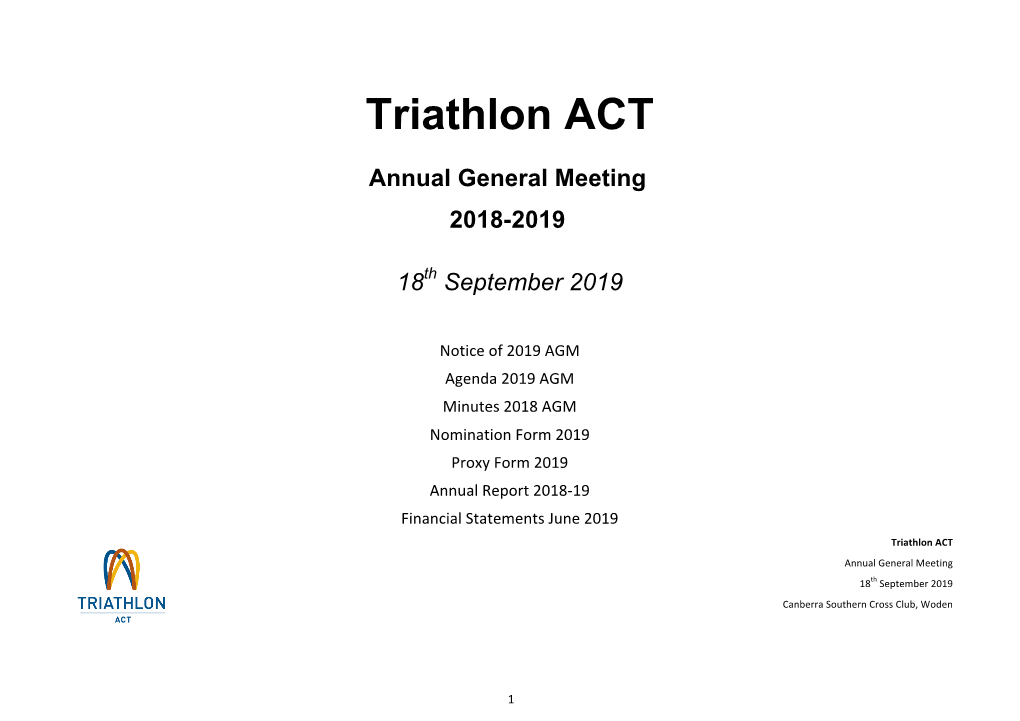 Triathlon ACT