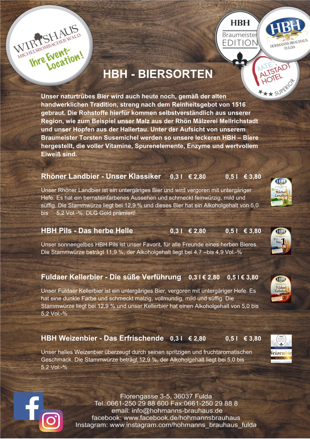 Hbh - Biersorten