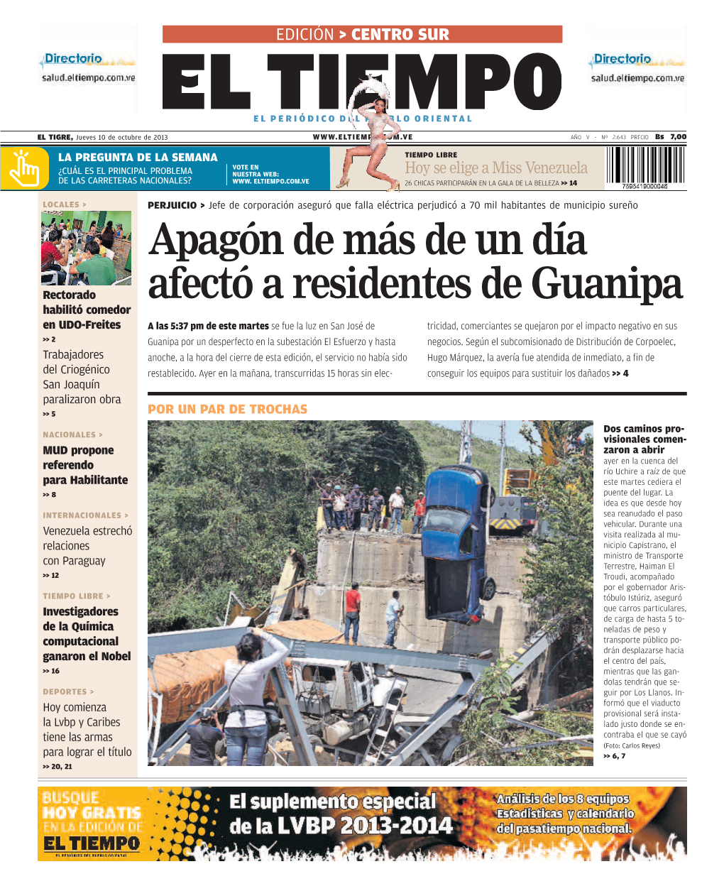 Apagón De Más De Un Día Afectó a Residentes De Guanipa
