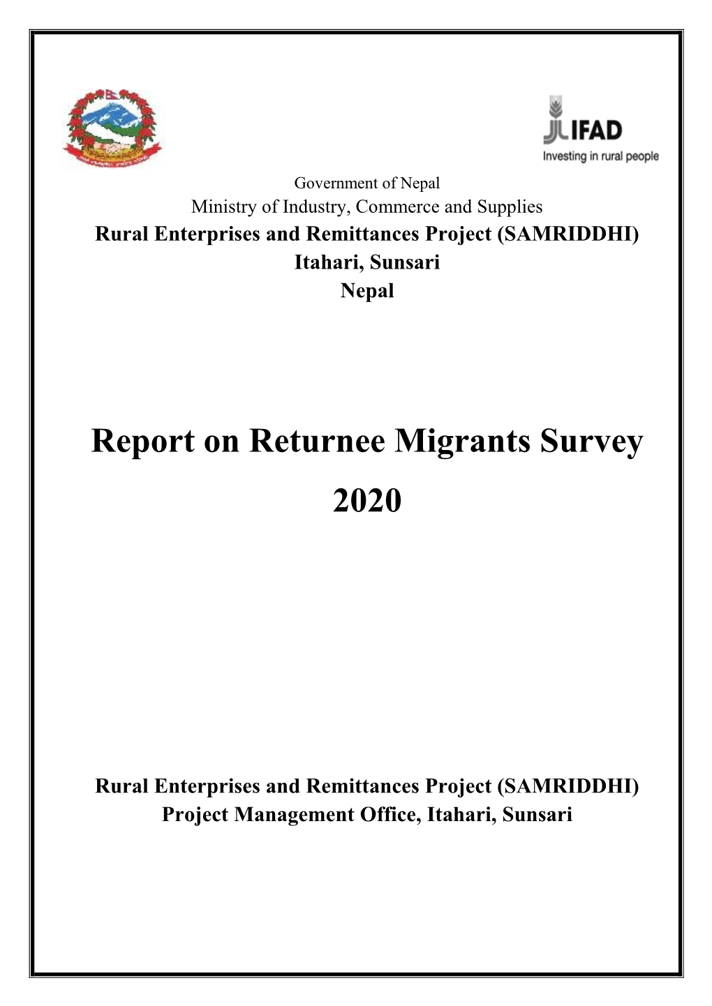 Returnee Study Report