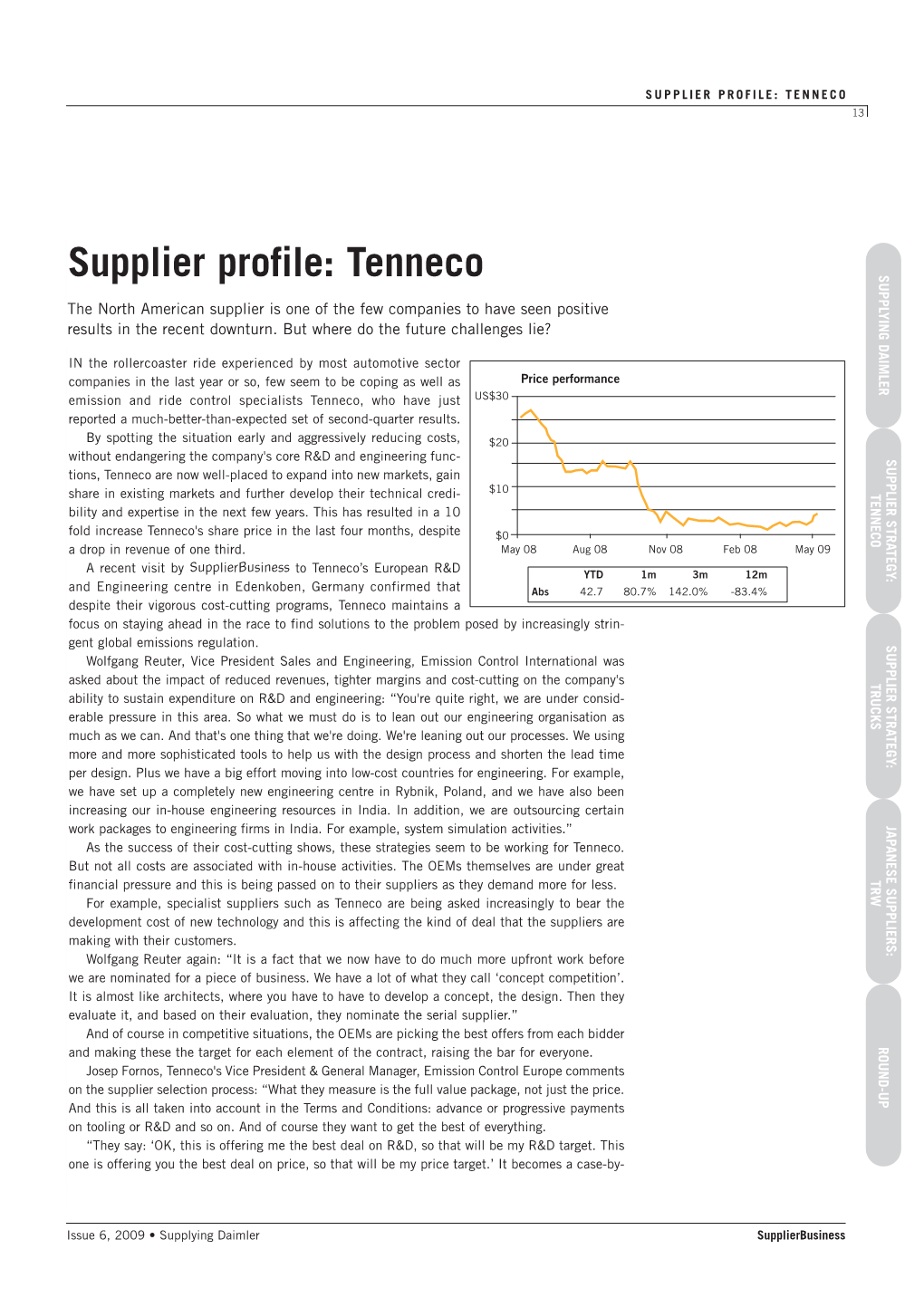 Supplier Profile: Tenneco 13