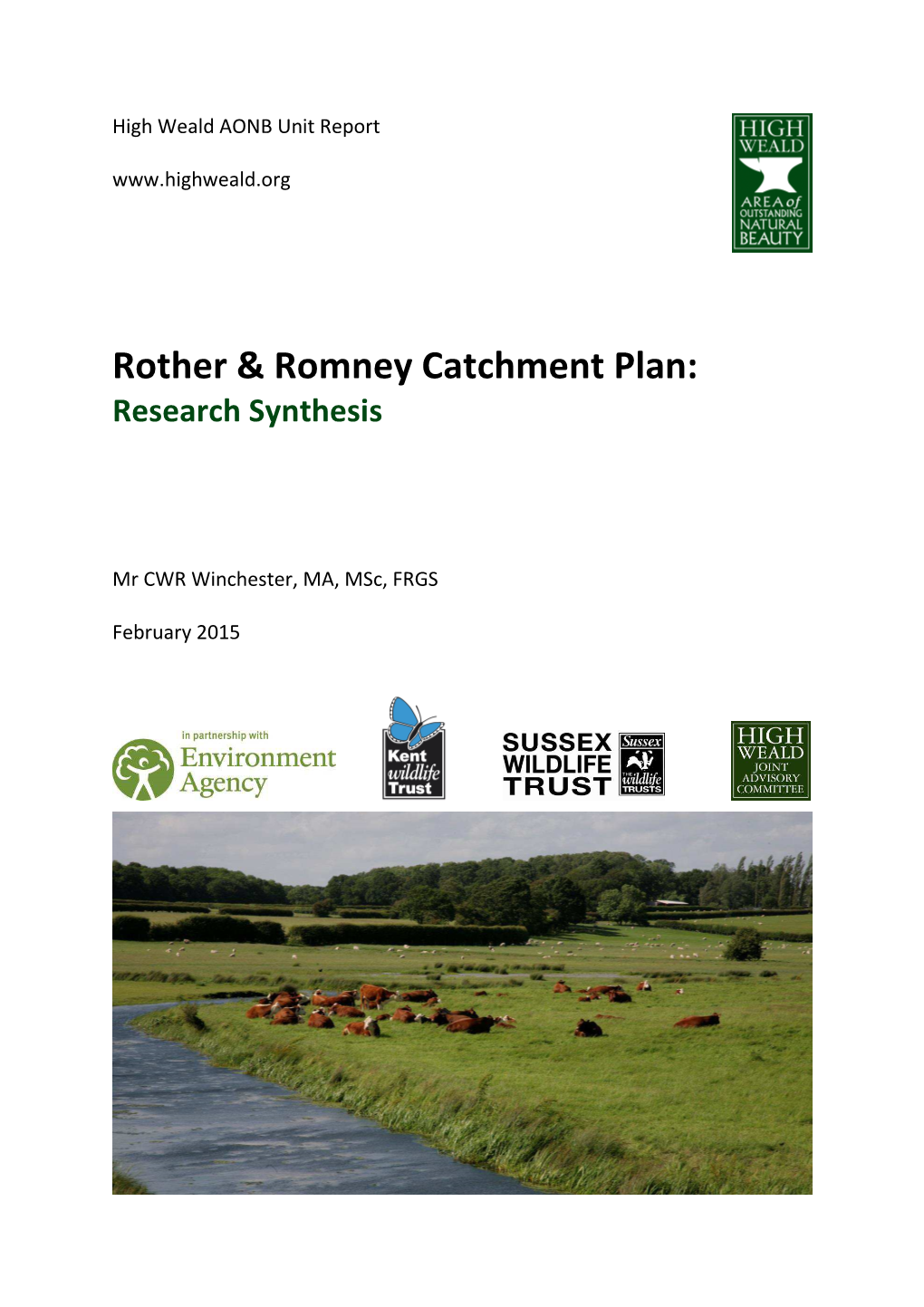 Eastern Rother Catchment Plan Research Synthesis CW FINAL for Public