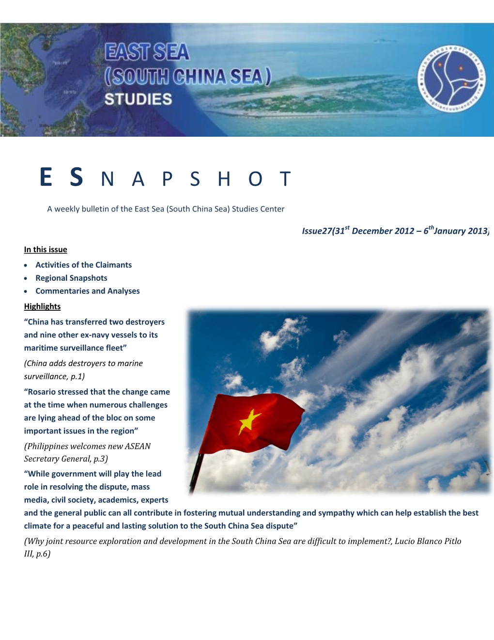 South China Sea-Bulletin