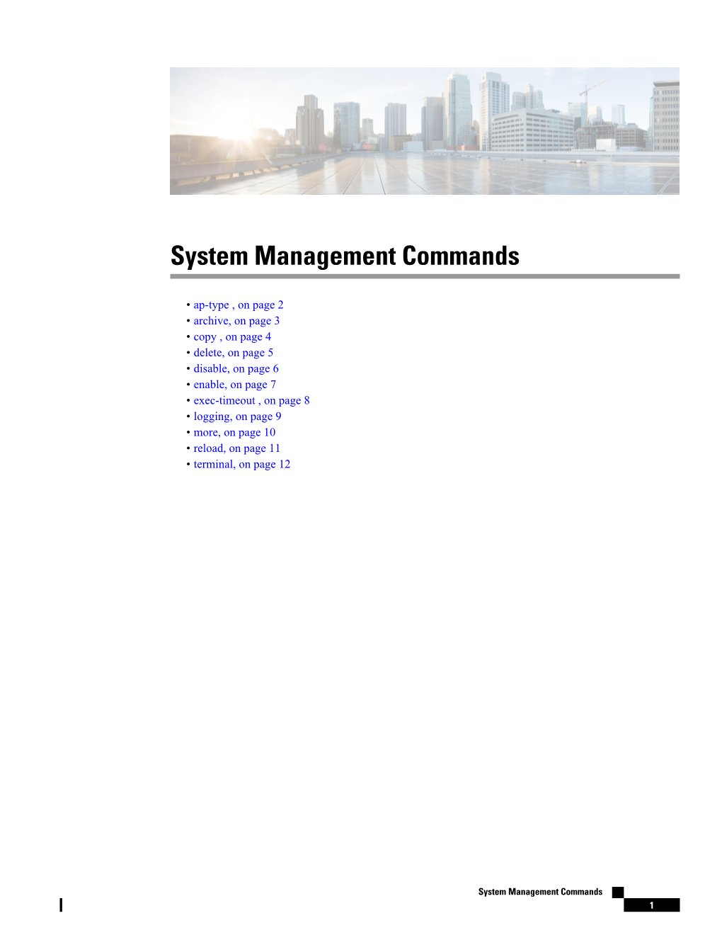 System Management Commands