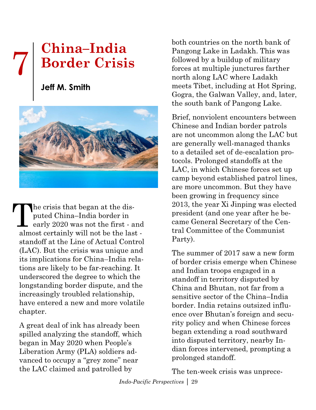 China–India Border Crisis Dented in Some Ways, Including the Infrastructure