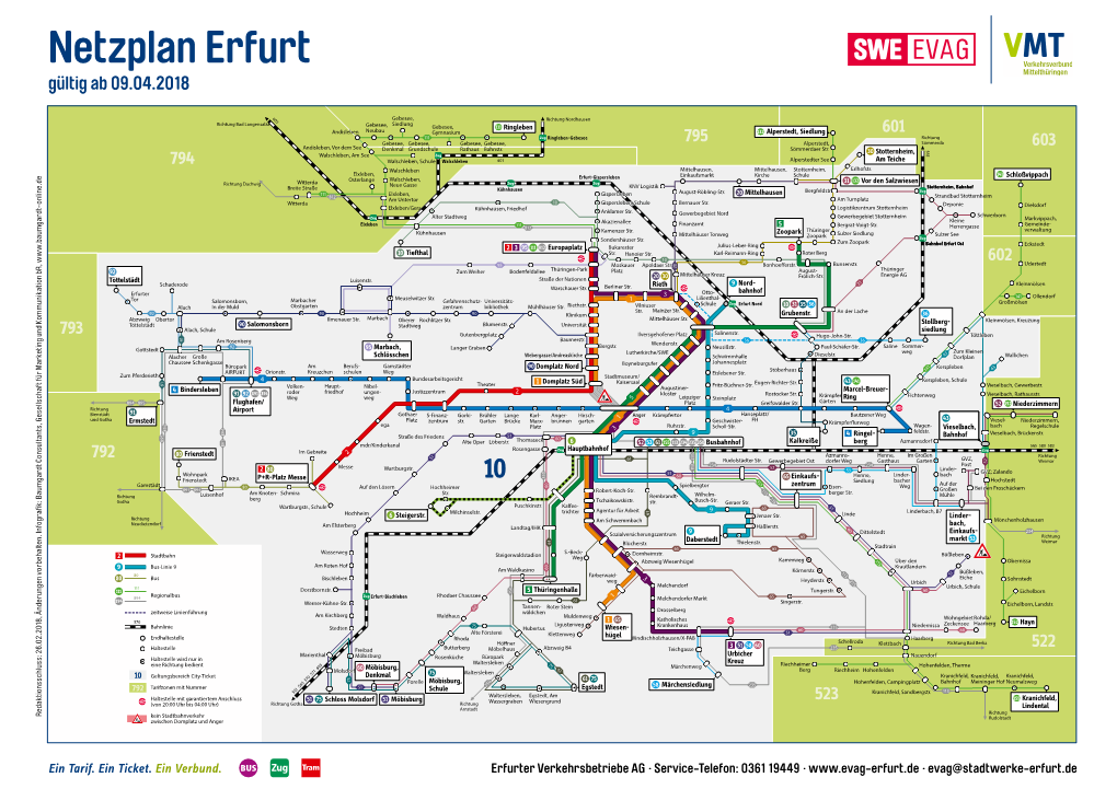 Netzplan Erfurt Gültig Ab 09.04.2018