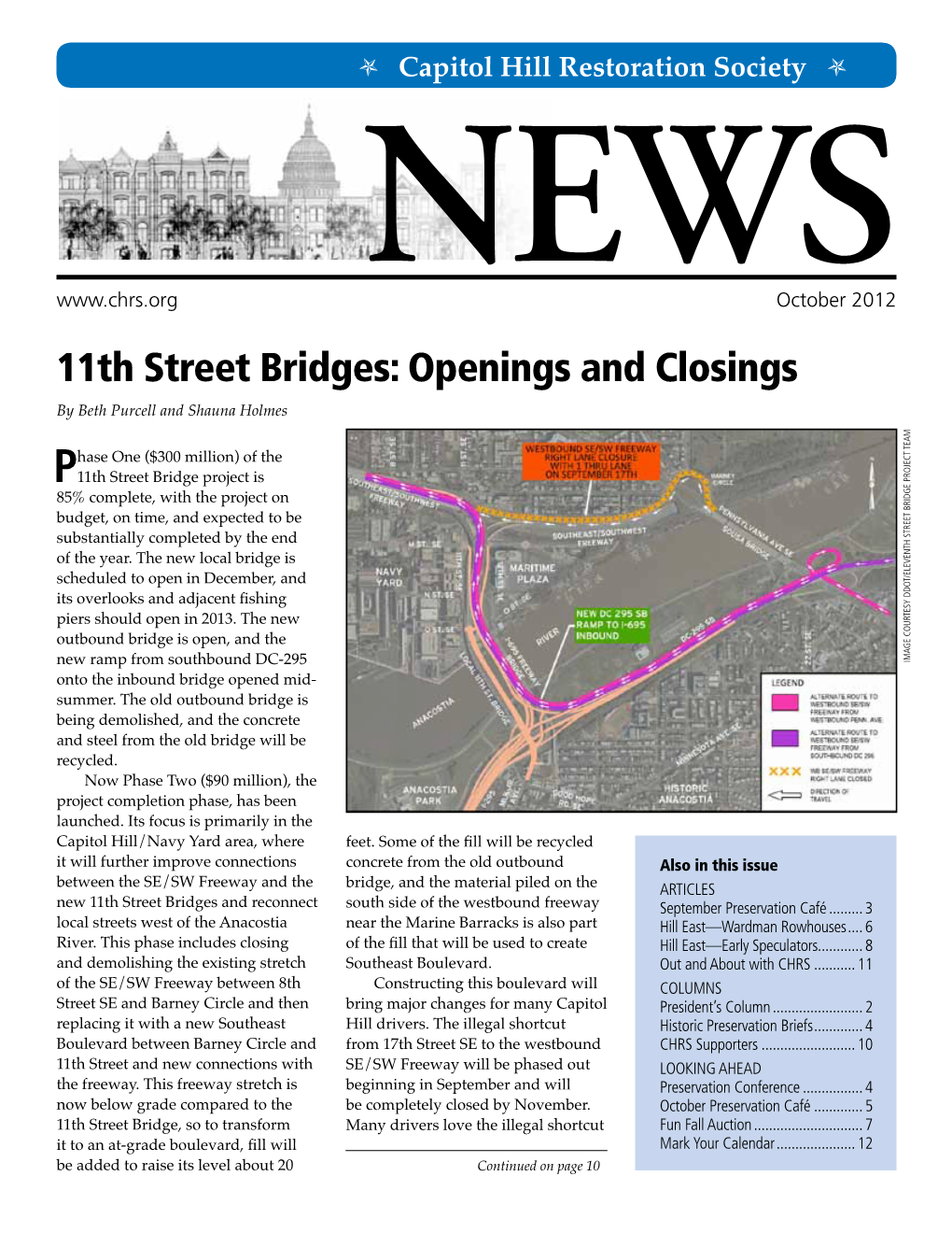 11Th Street Bridges: Openings and Closings