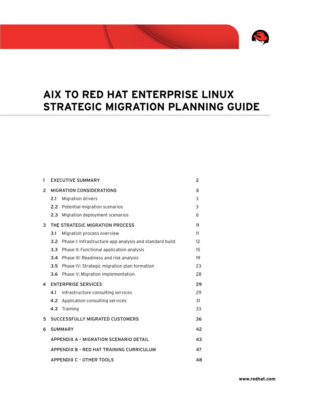 AIX to Red Hat Enterprise Linux Strategic Migration Planning Guide