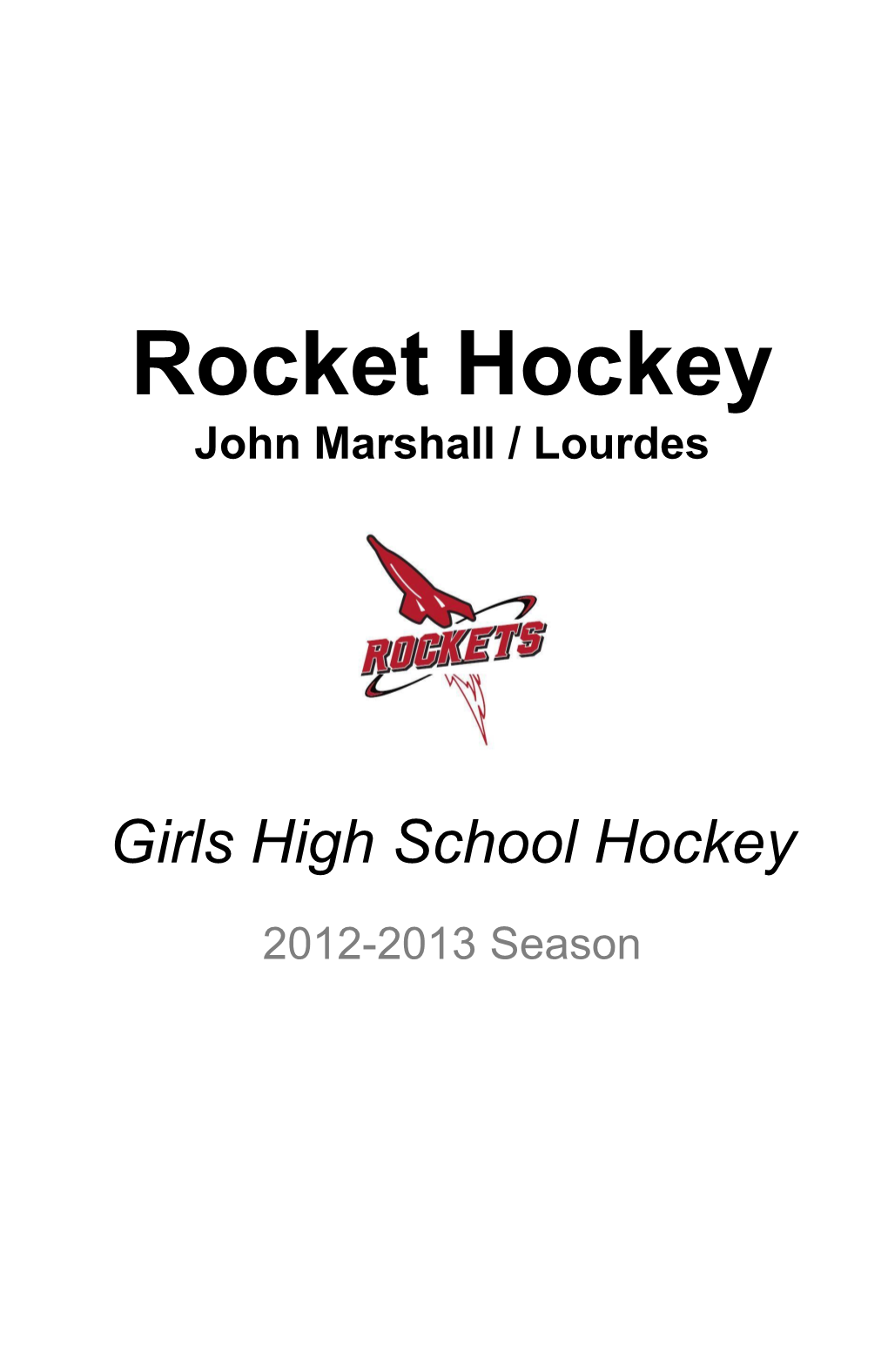 Girls High School Hockey