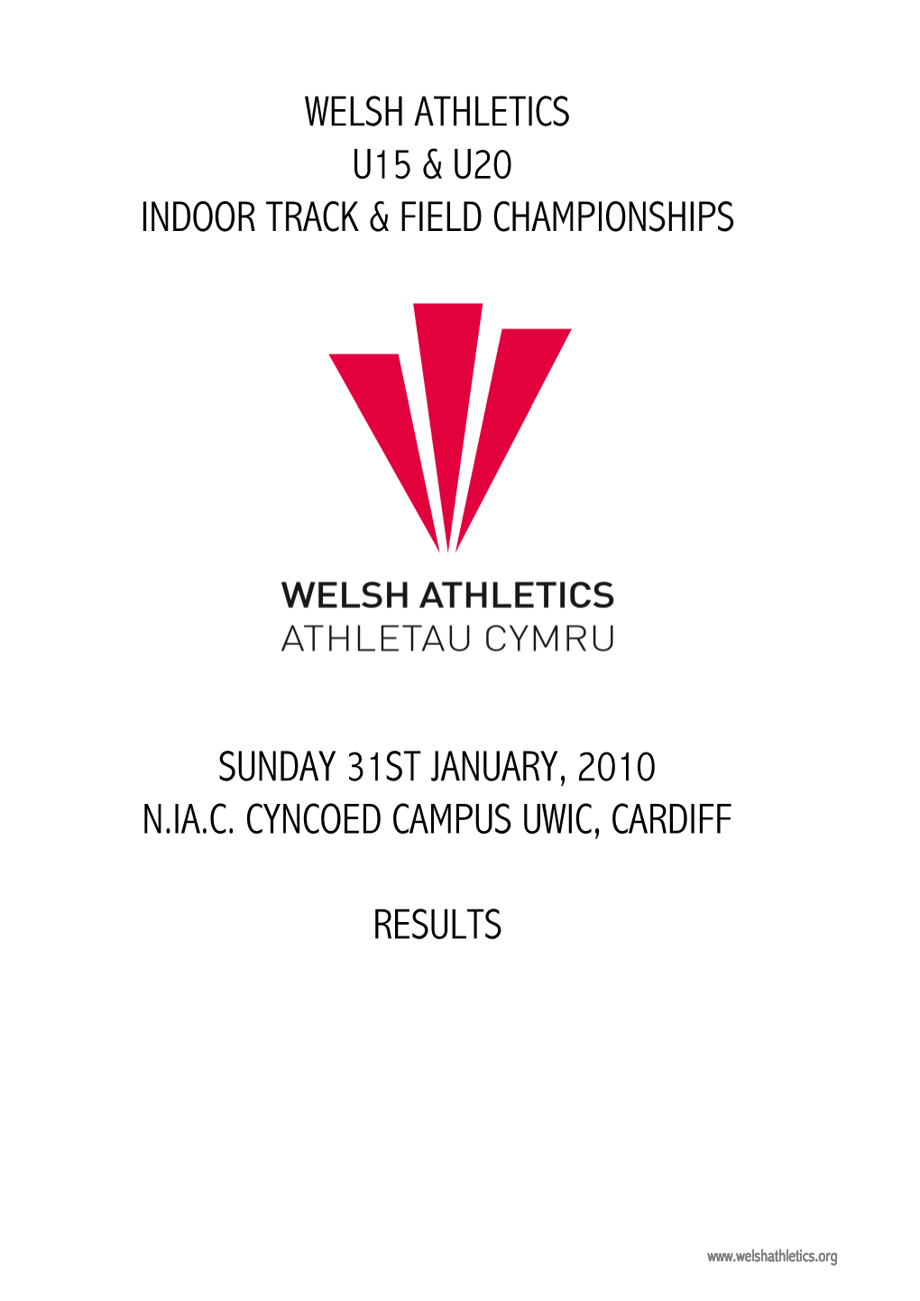 U15-U20 Welsh Championships Results Cards