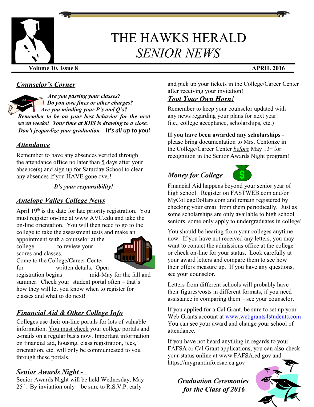 The Hawks Herald Senior News