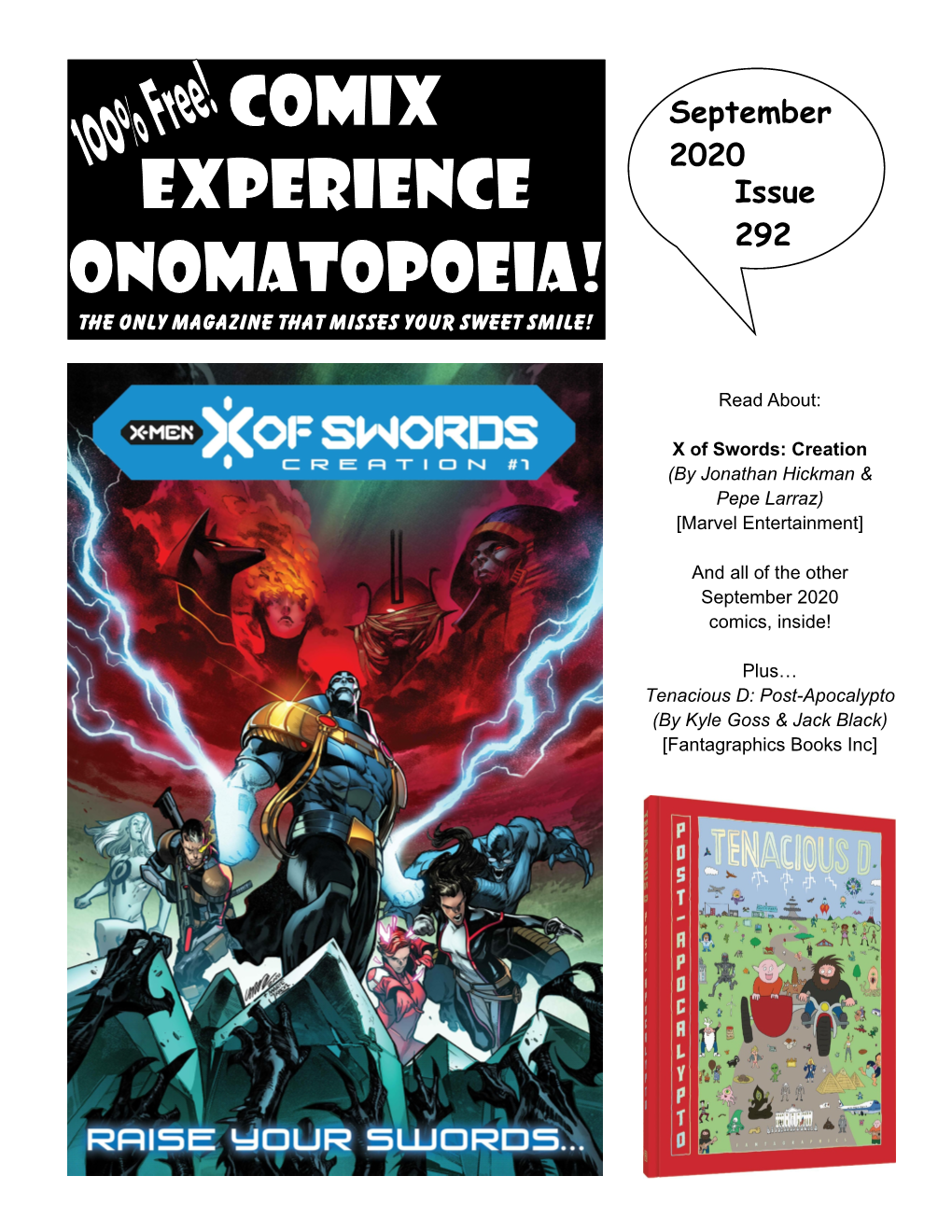 Comix Experience Onomatopoeia #292