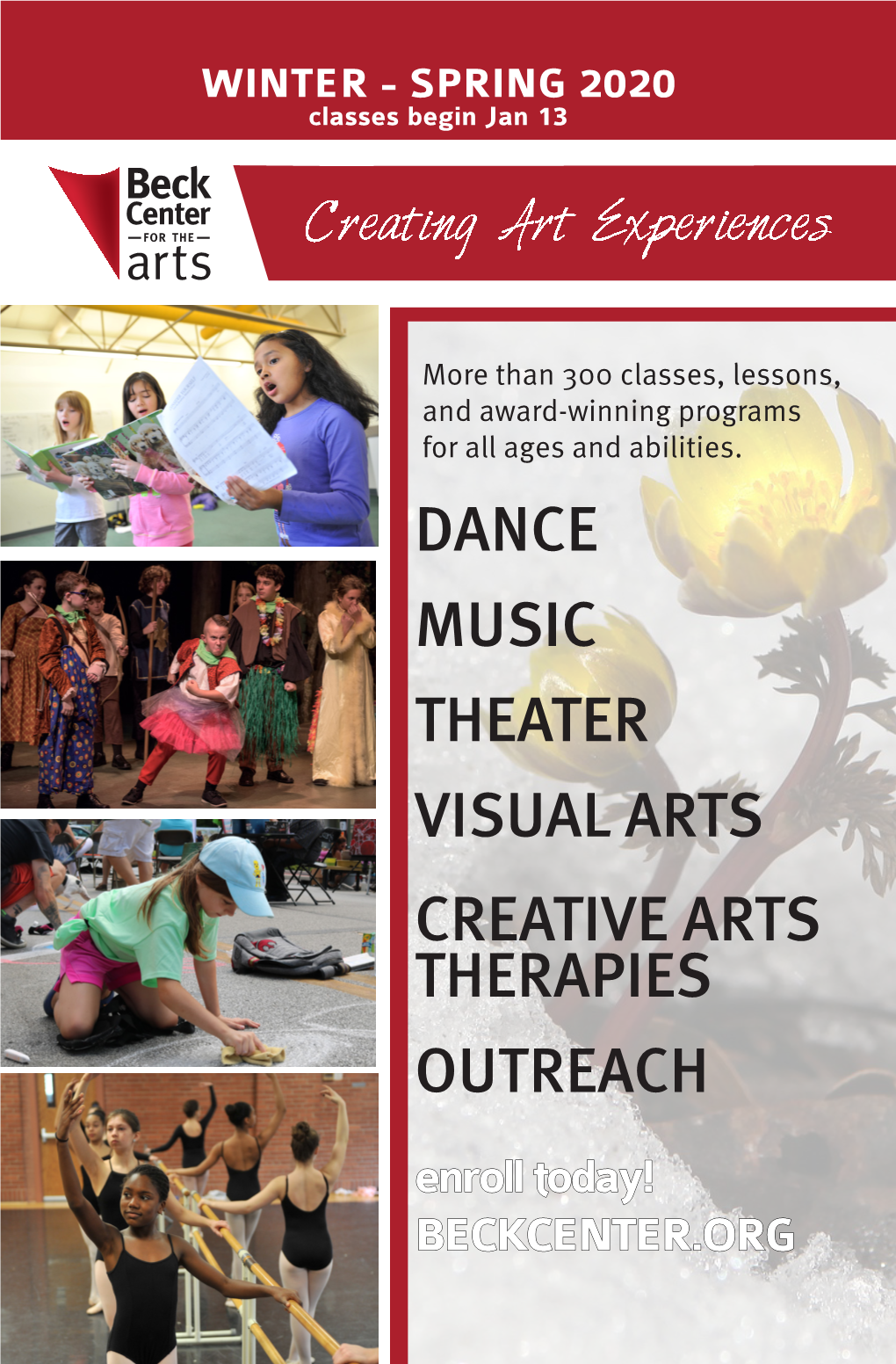 WINTER - SPRING 2020 Classes Begin Jan 13