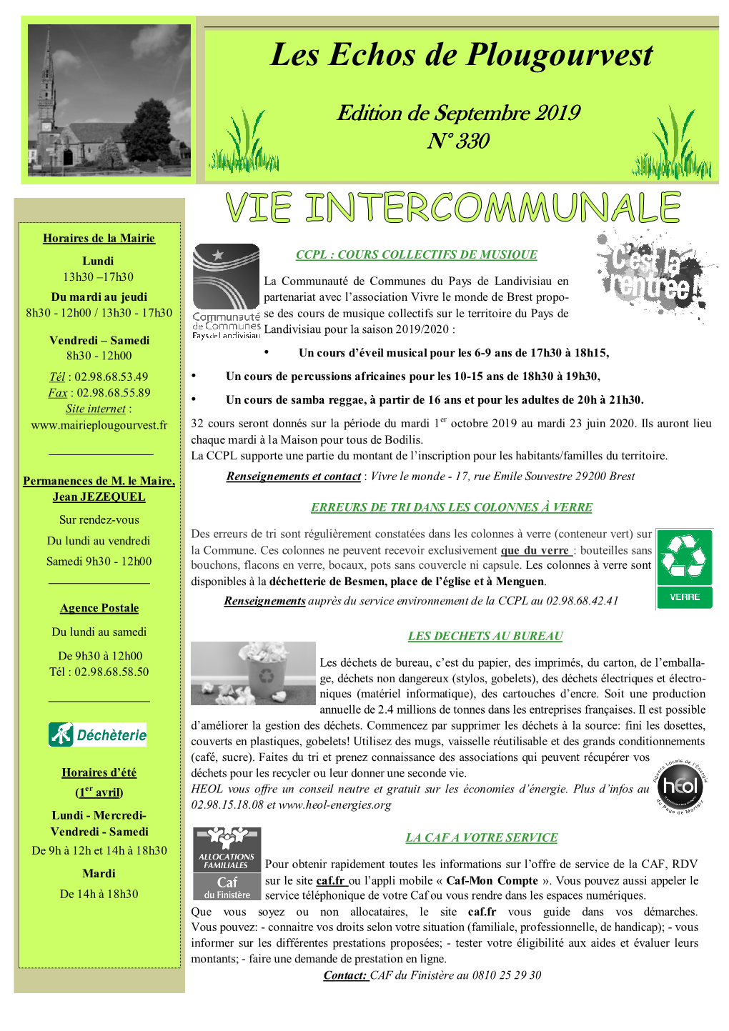 SEPTEMBRE Contact Associations