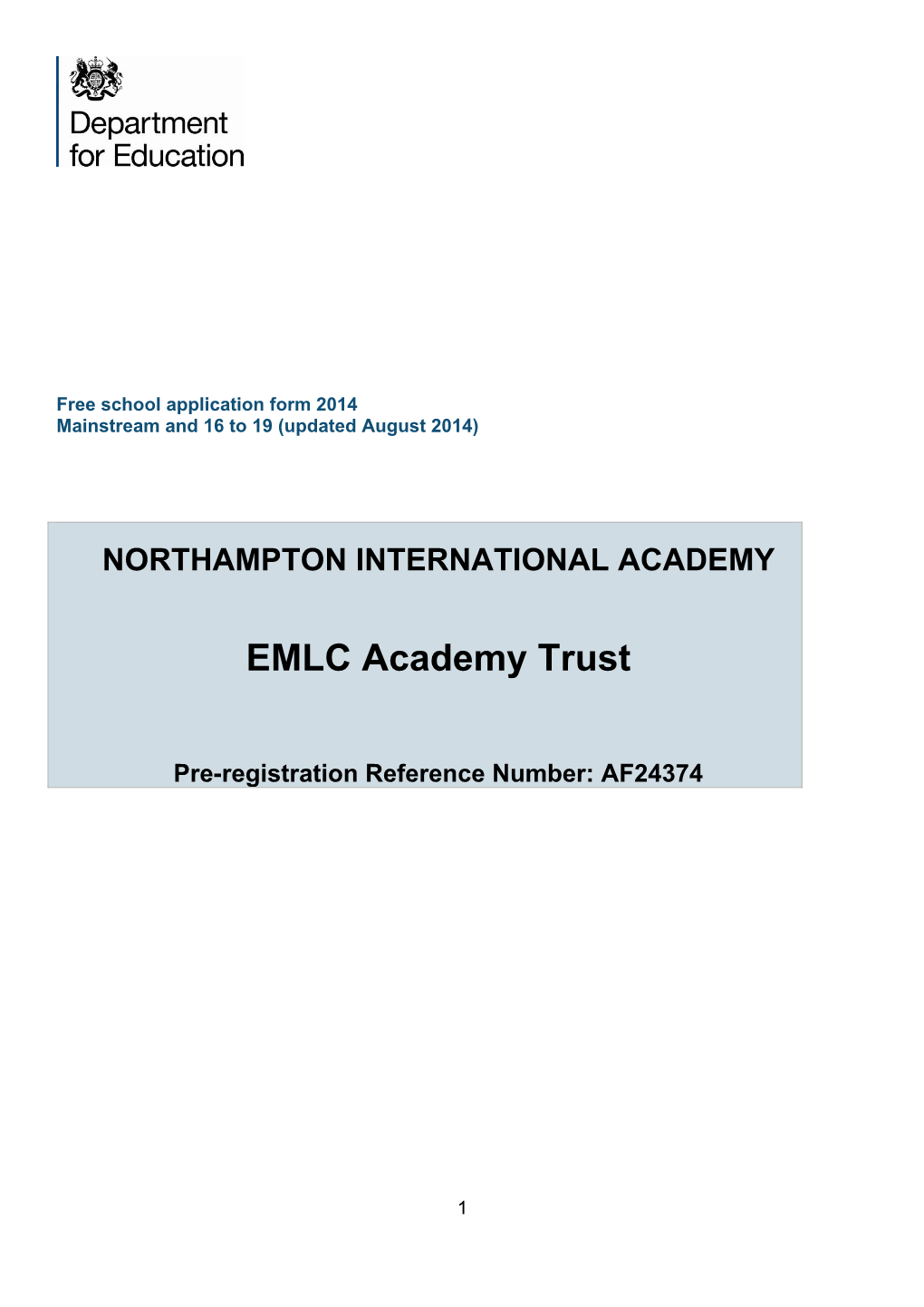 Northampton International Academy