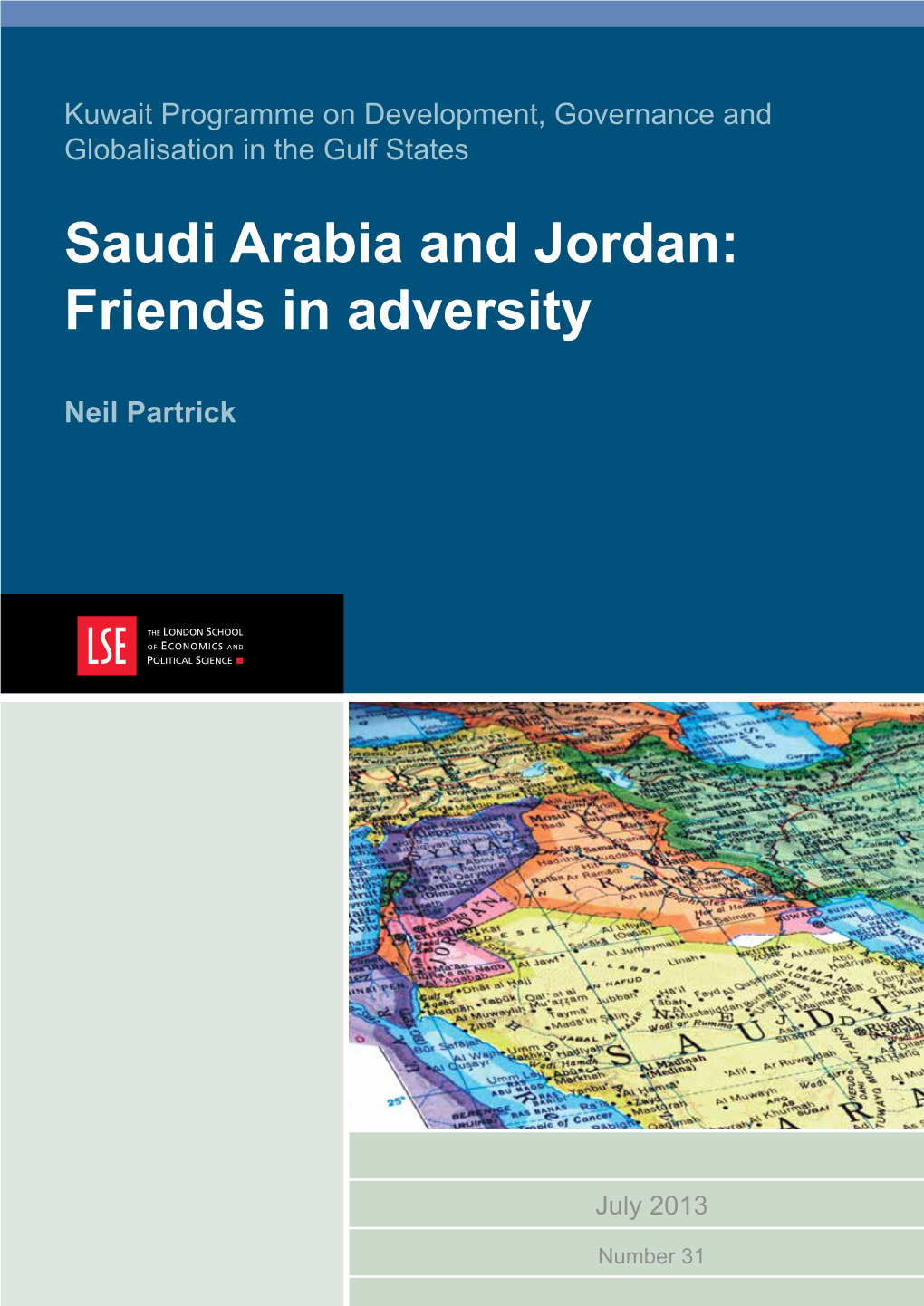 Saudi Arabia and Jordan: Friends in Adversity