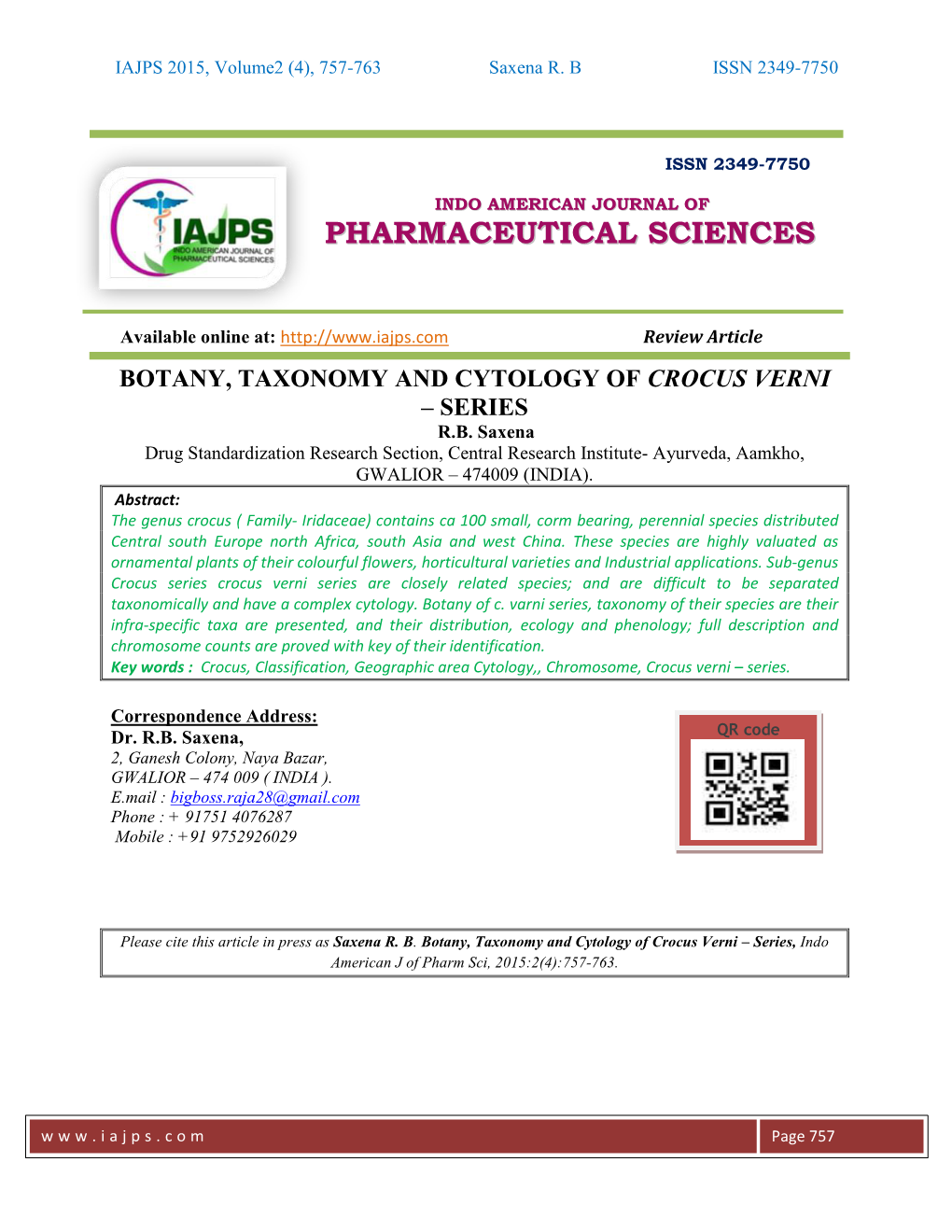 Pharmaceutical Sciences