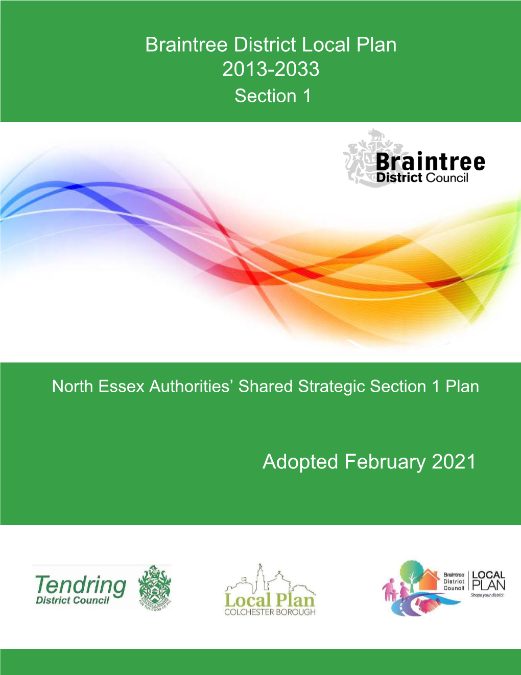 North Essex Authorities' Shared Strategic Section 1 Plan