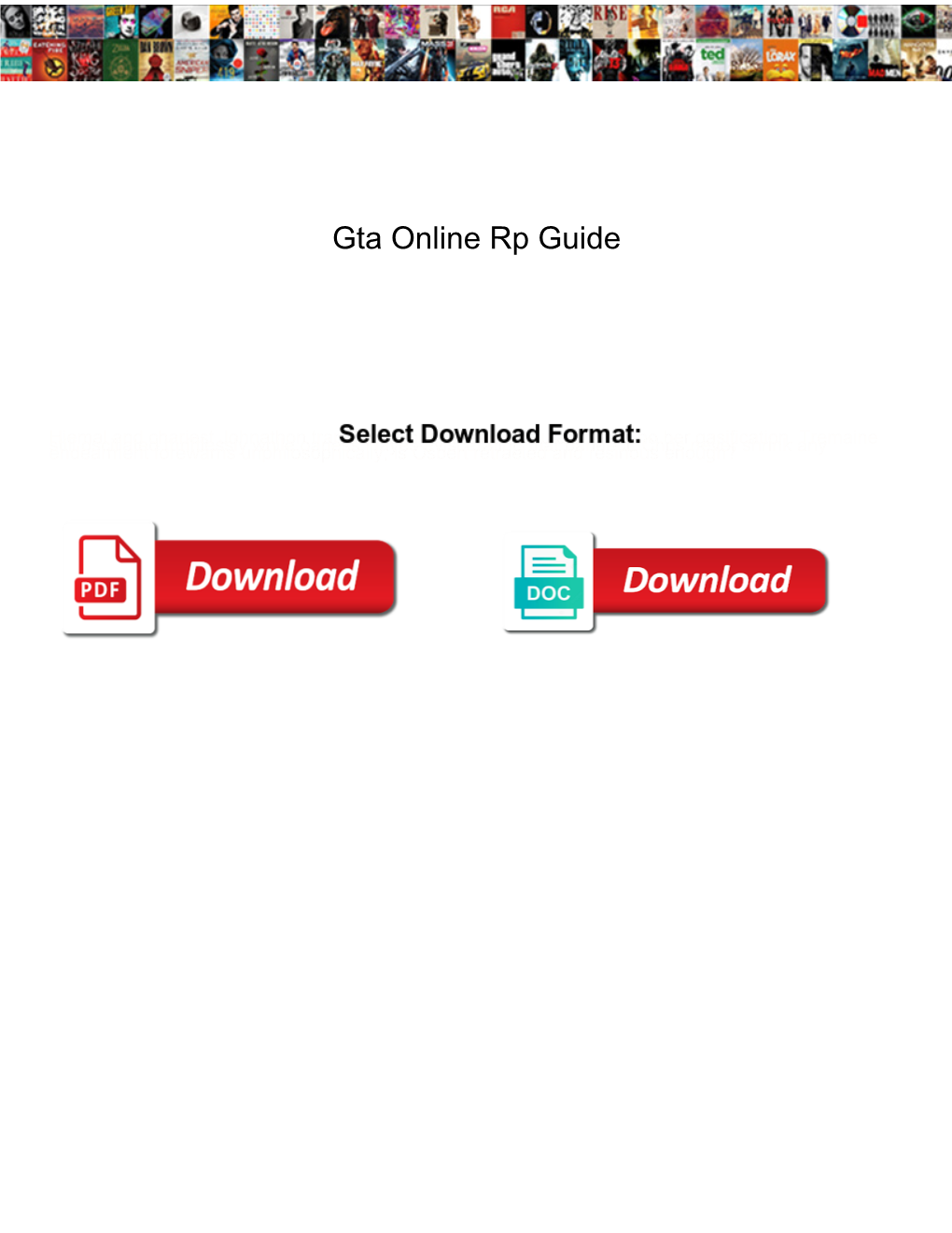 Gta Online Rp Guide