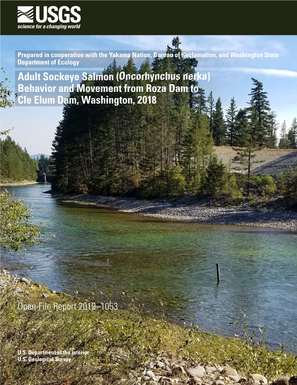 Adult Sockeye Salmon (Oncorhynchus Nerka) Behavior and Movement from Roza Dam to Cle Elum Dam, Washington, 2018