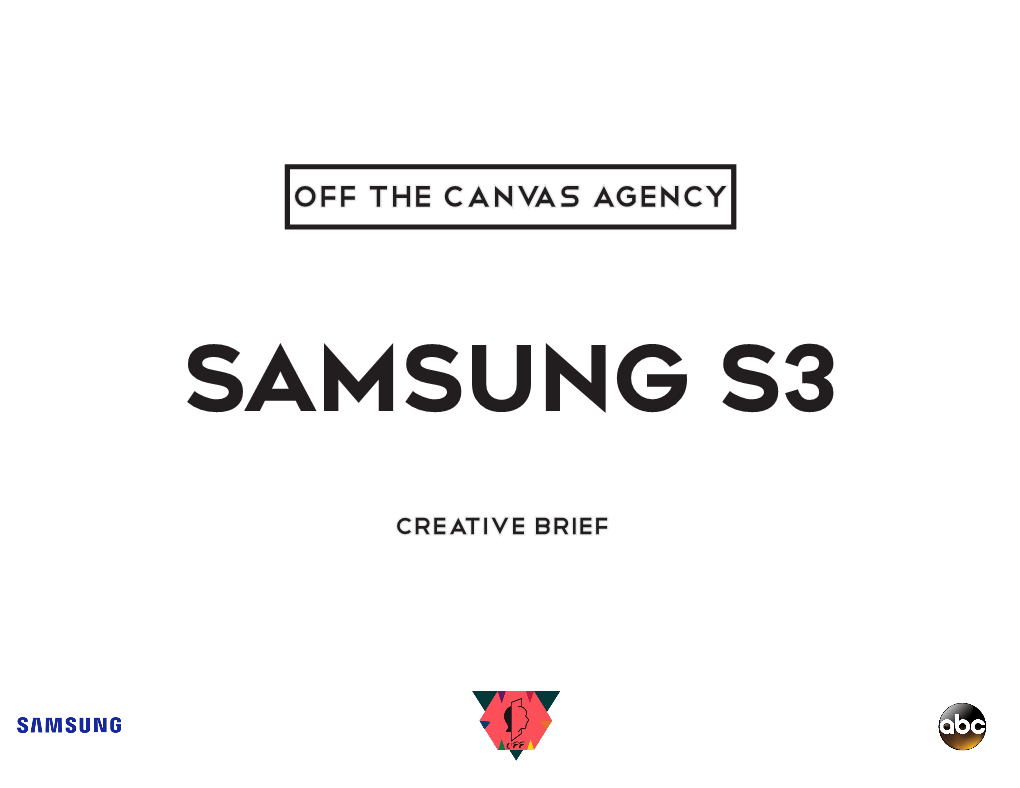 Samsung Creative Brief