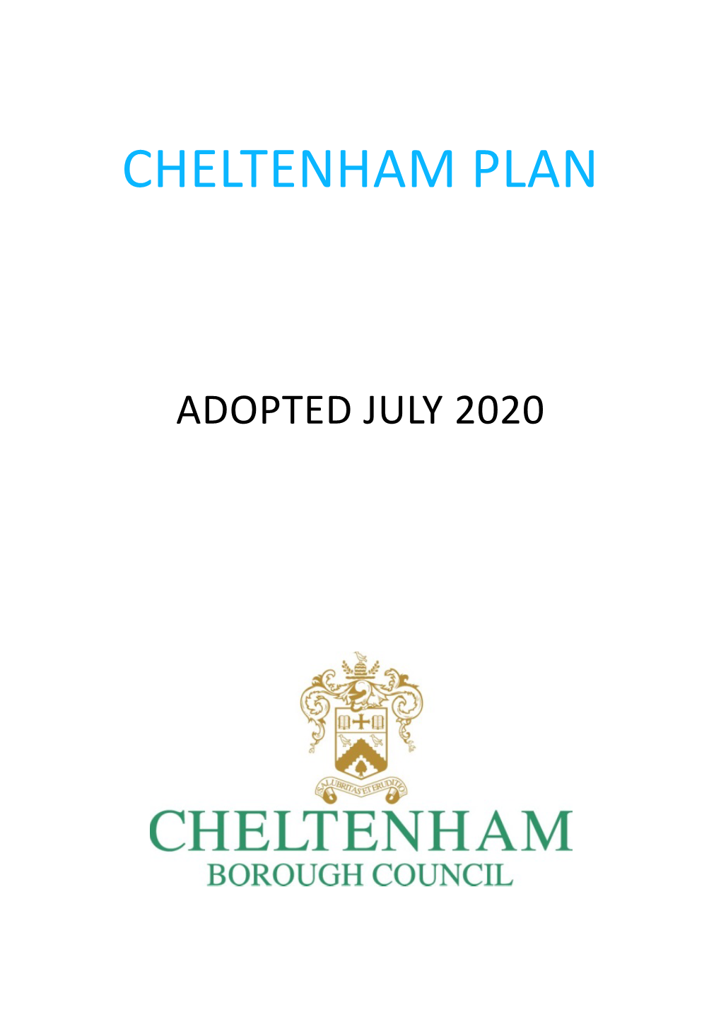 Cheltenham Plan