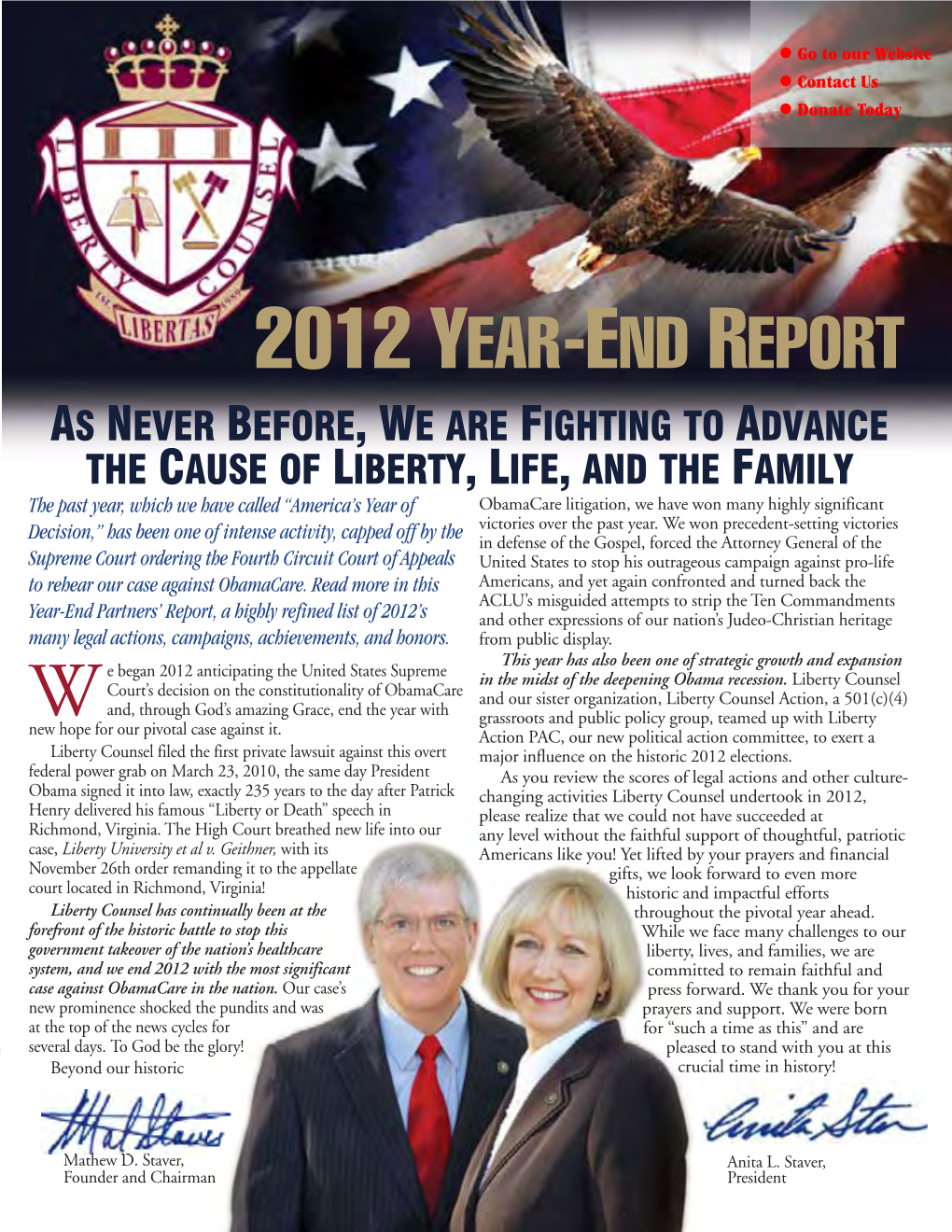 Liberty Counse 2012 Year-End Report