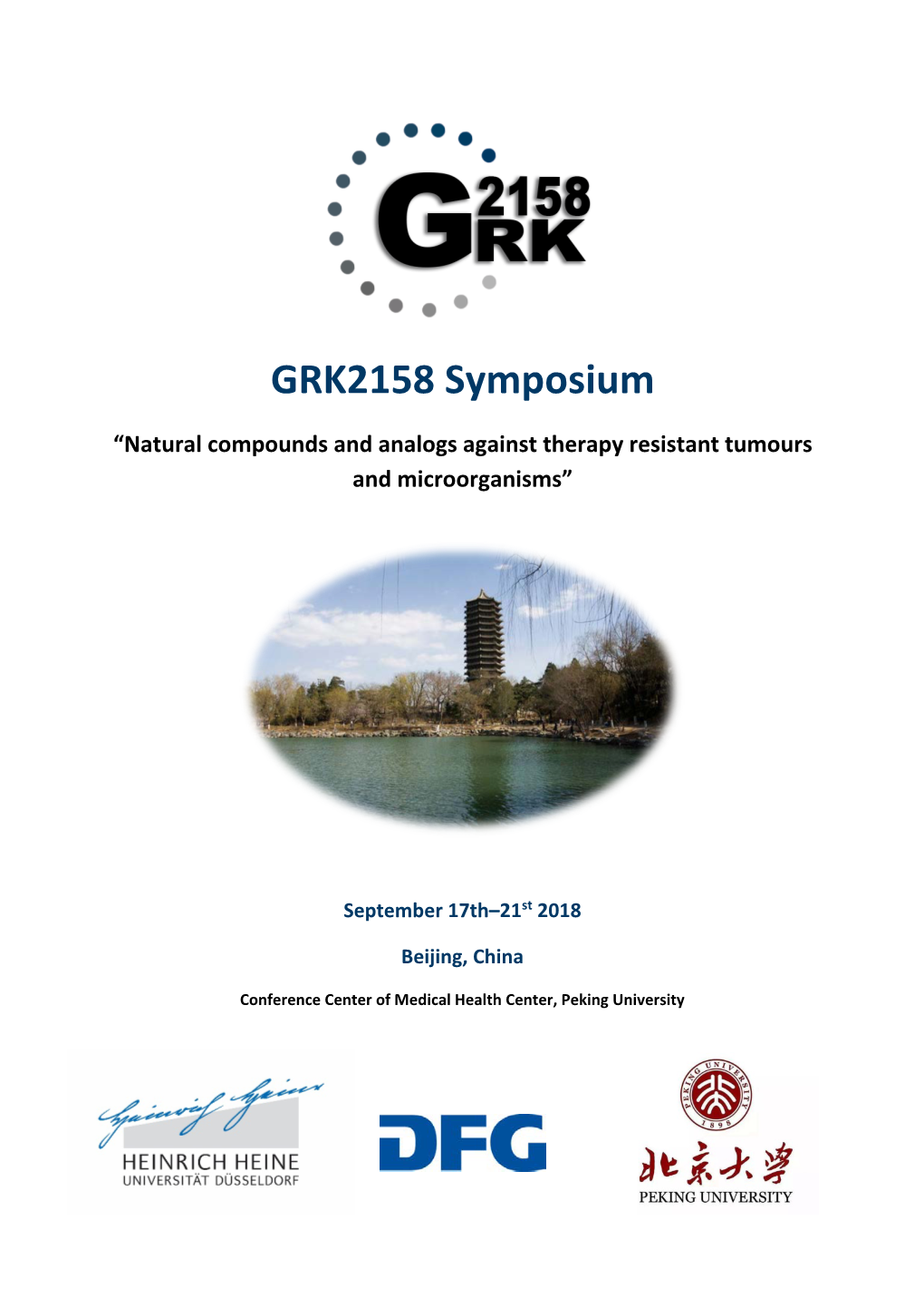 GRK2158 Symposium