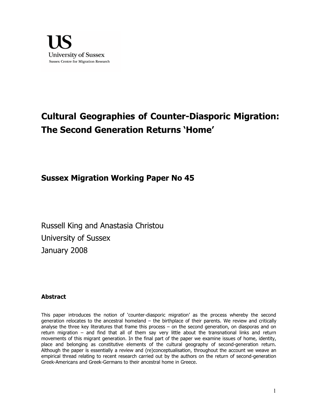 The Role of Migrant Workers