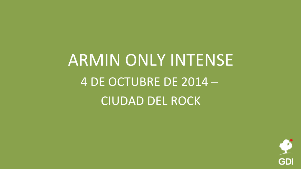 Armin Only Intense