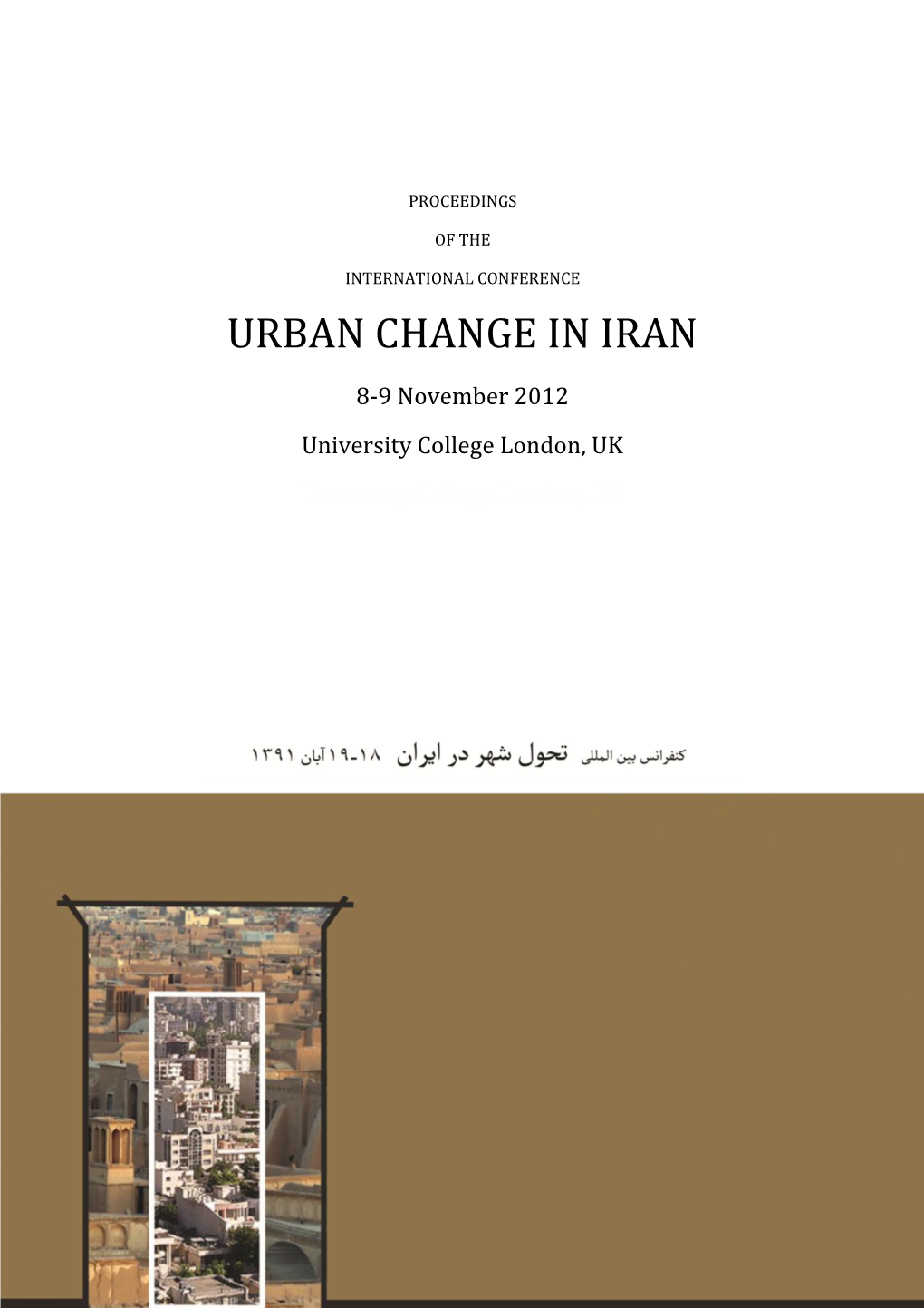 Urban Change in Iran