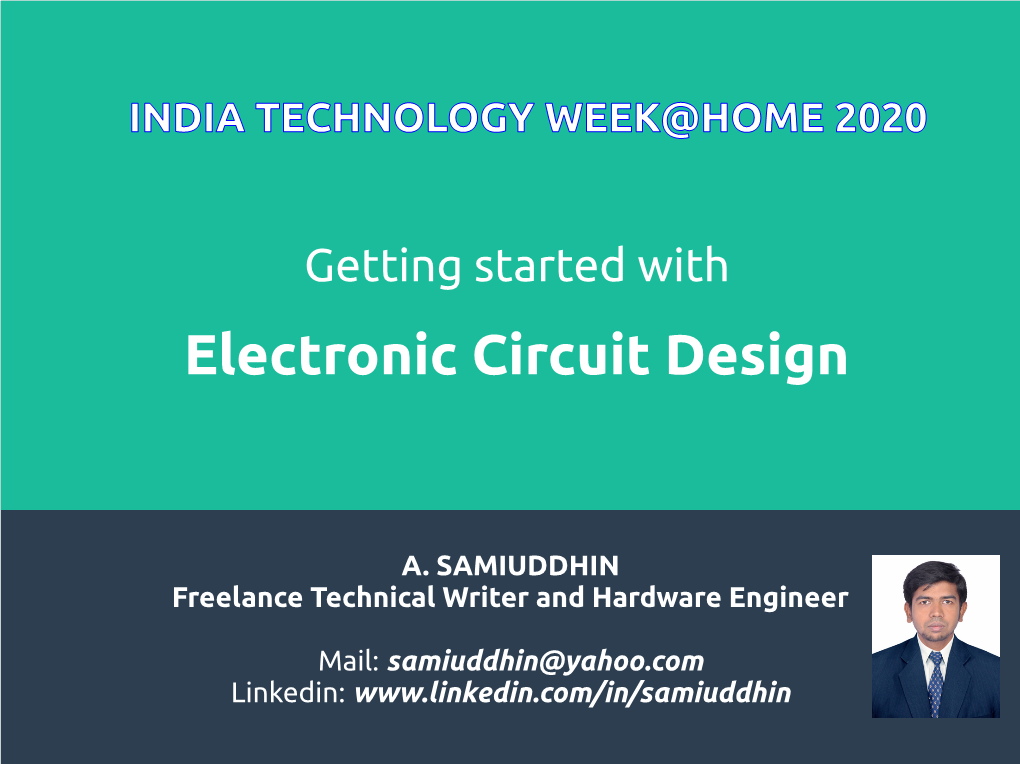 Electronic Circuit Design