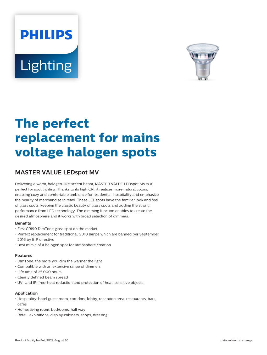 MASTER VALUE Ledspot MV |