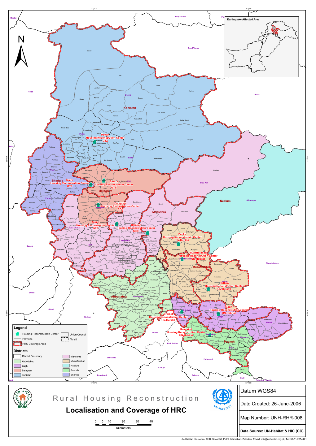 Rural Housing Reconstruction Localisation and Coverage Of