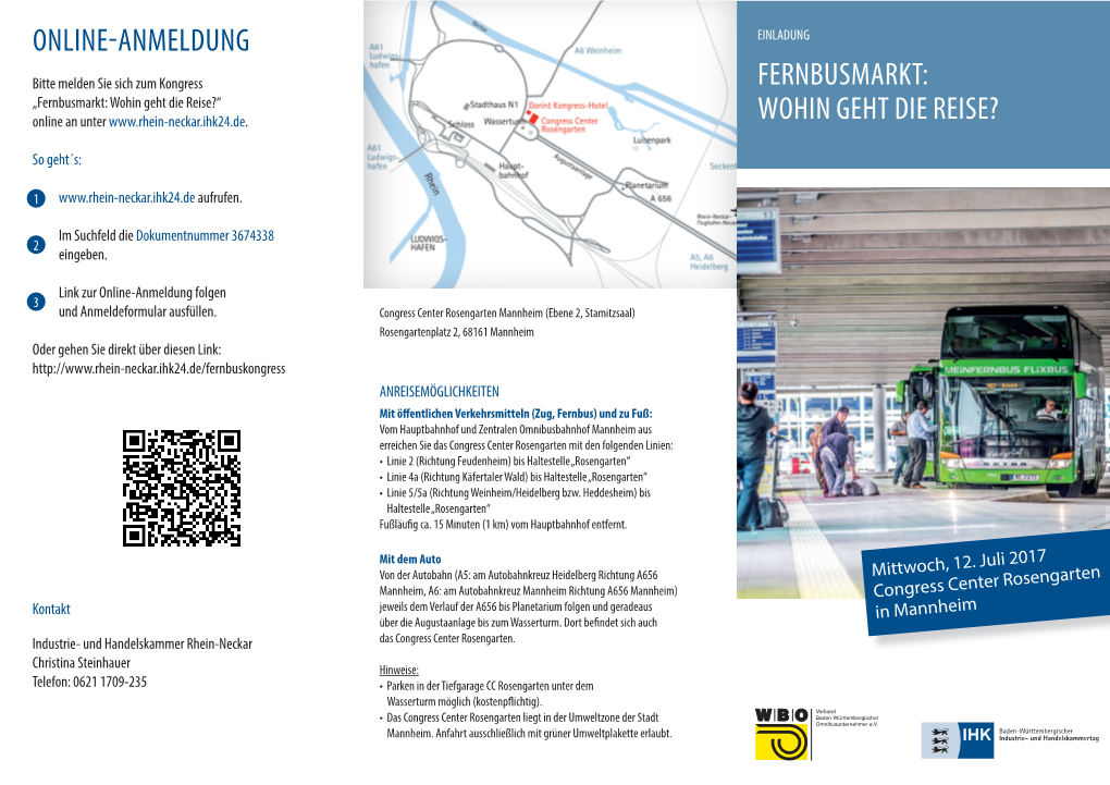 Fernbusmarkt: Wohin Geht Die Reise? Online-Anmeldung