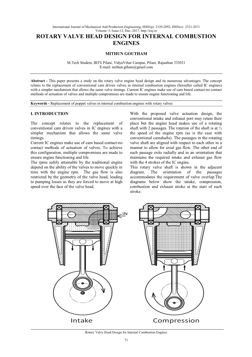 Rotary Valve Head Design for Internal Combustion Engines