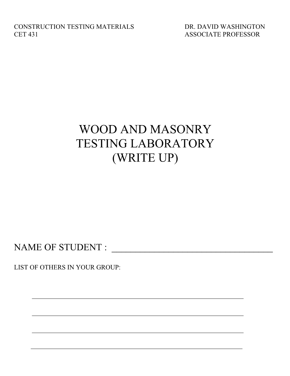 Try to Answer These Question Before Performing the Test